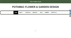 Desktop Screenshot of potomacflower.com