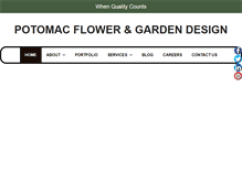 Tablet Screenshot of potomacflower.com